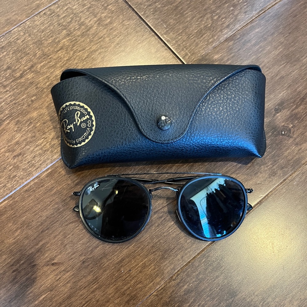 Round double bridge ray ban sunglasses